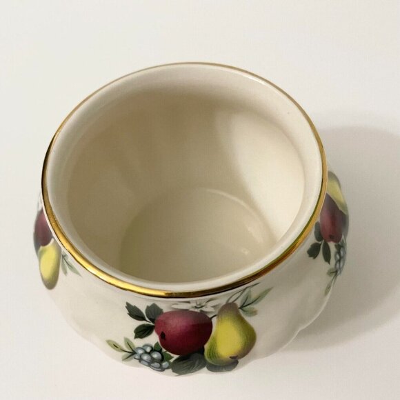 Vtg Sadler England Fruit Flower Sugar Bowl - Picture 11 of 12